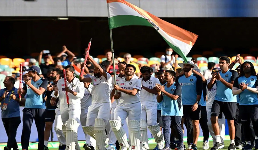 India win the fourth and final test match of the series against Australia; BCCI has announced Rs 5 Crores as team bonus